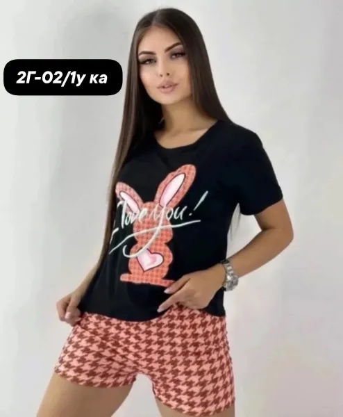 Пижама женская хлопок — фото 6