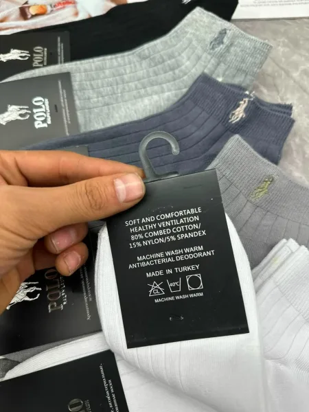 Мужские носки с вышивка — фото 2