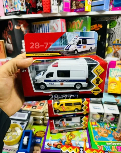 Металлическая игрушка с функцией света и звука — фото 4