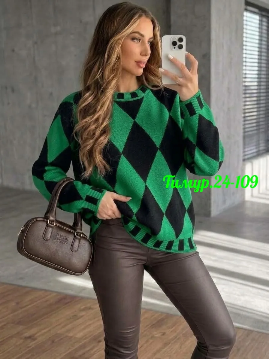 Свитер Oversize из турецкой вязки — фото 2