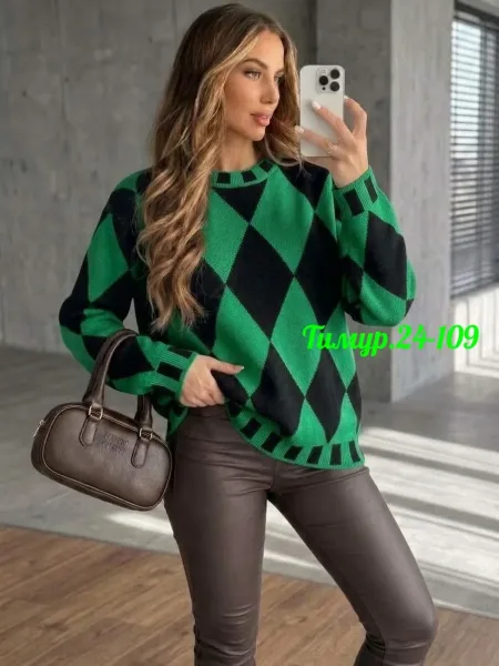 Свитер Oversize из турецкой вязки — фото 2