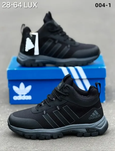 Мужские кроссовки Adidas с натуральным меховым внутренним покрытием — фото 4