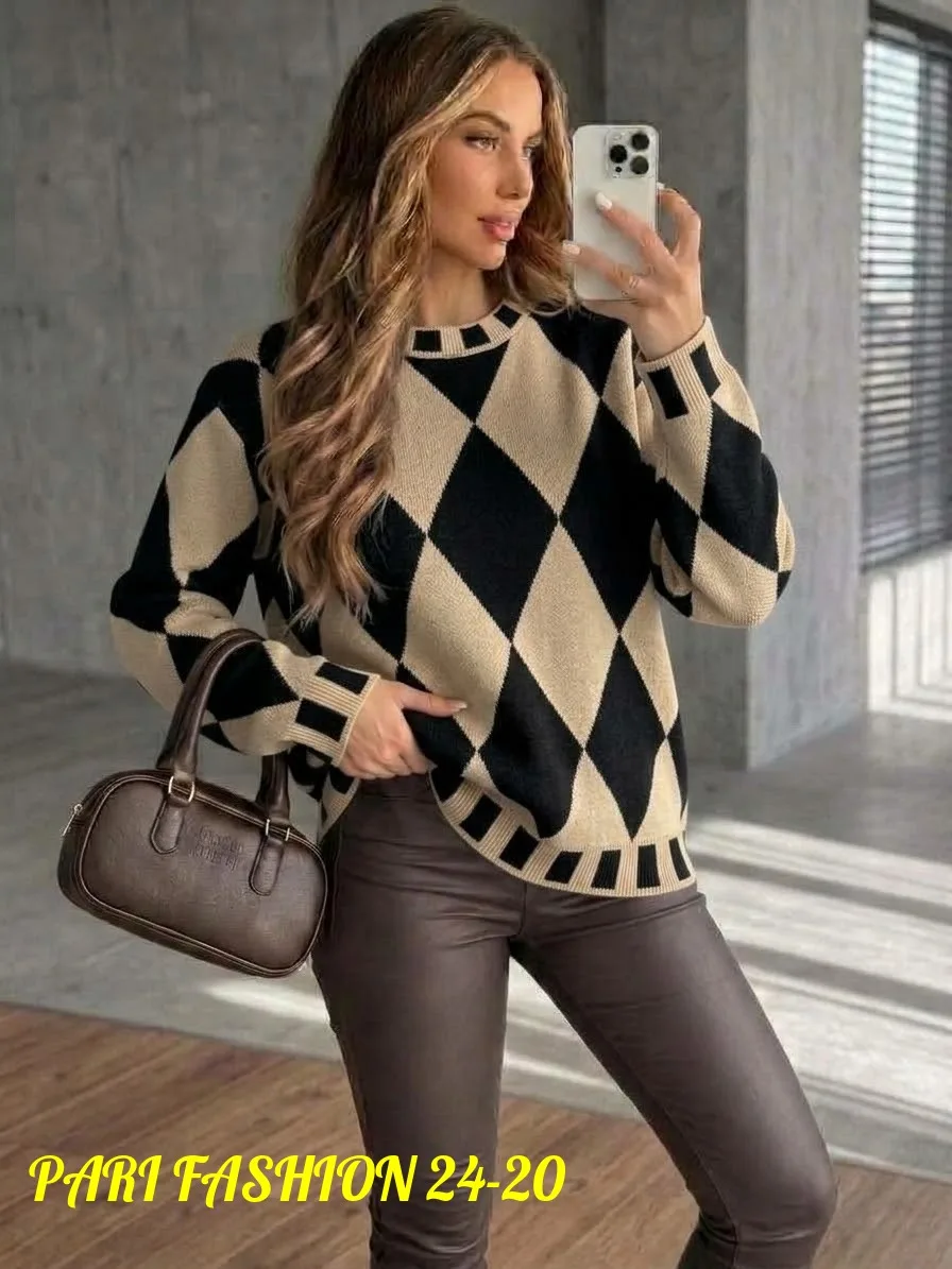 Свитер Oversize из турецкой вязки — фото 1