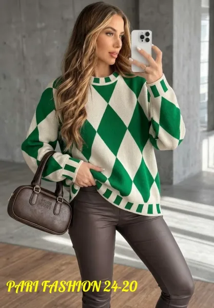Свитер Oversize из турецкой вязки — фото 3