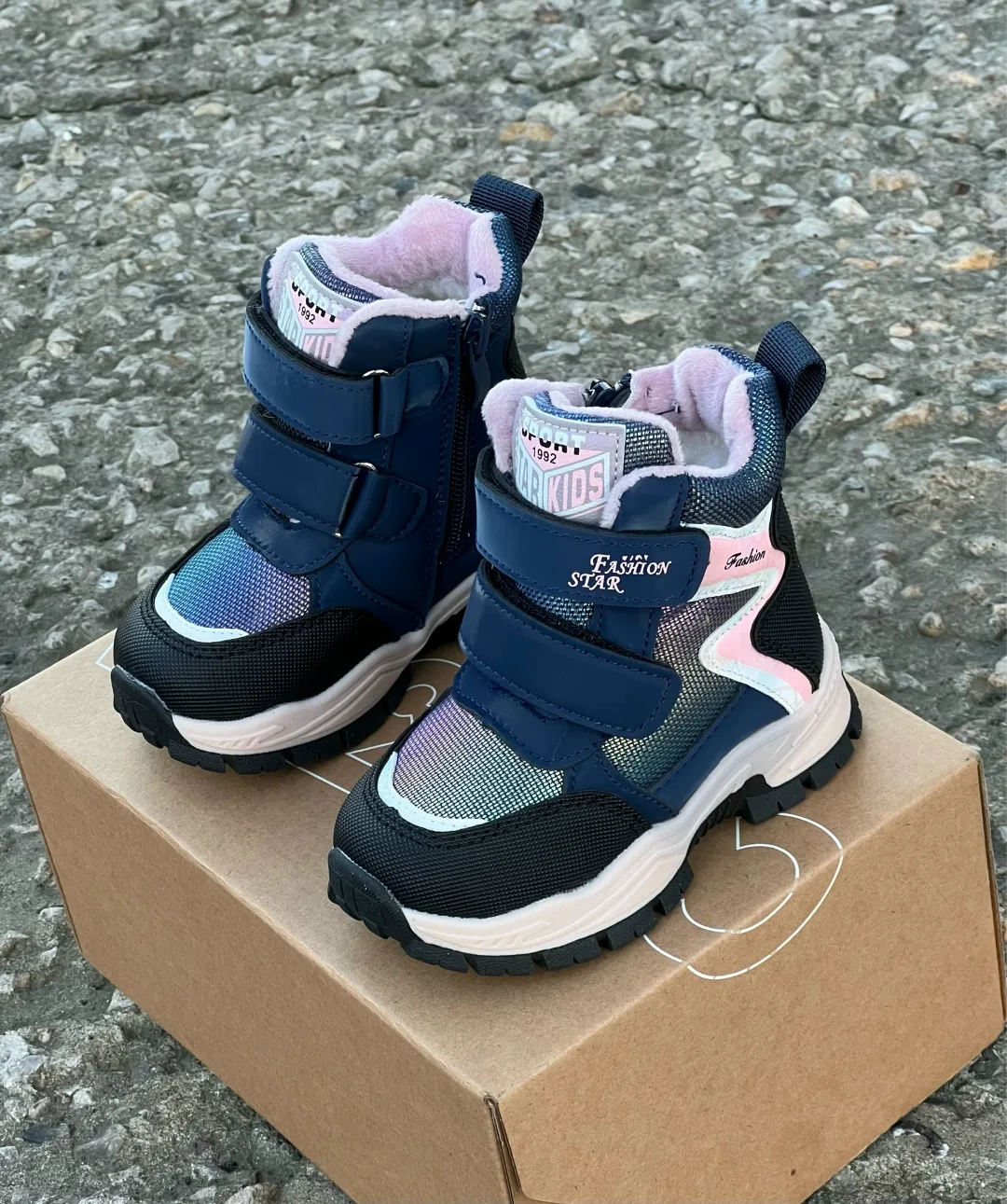 Ботинки зимние с мембраной и шерстяной подкладкой — фото 2
