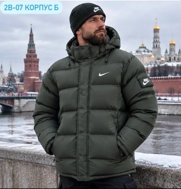 Зимняя куртка для мужчин из синтепона — фото 2