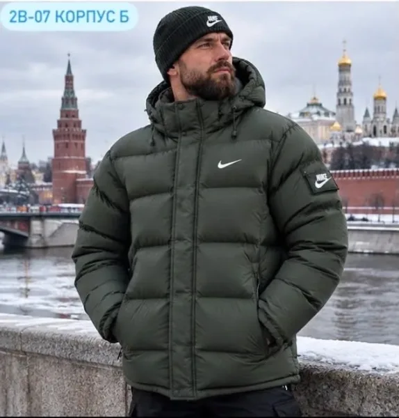 Зимняя куртка для мужчин из синтепона — фото 8