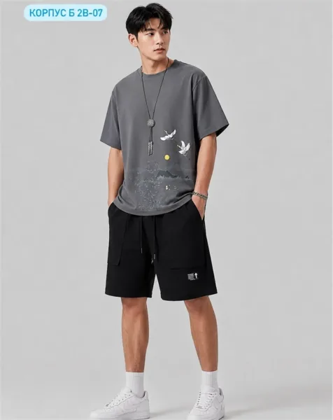 Костюм из натурального хлопка — фото 9
