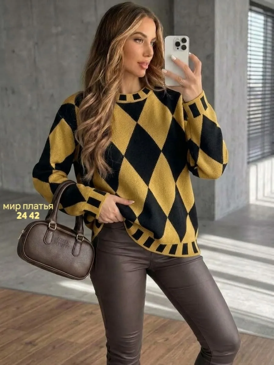 Свитер Oversize из турецкой вязки — фото 2
