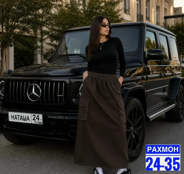 Юбка хлопок — фото 5