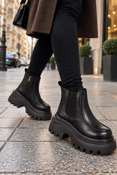 Замша Шерс, зимние ботинки — фото 3
