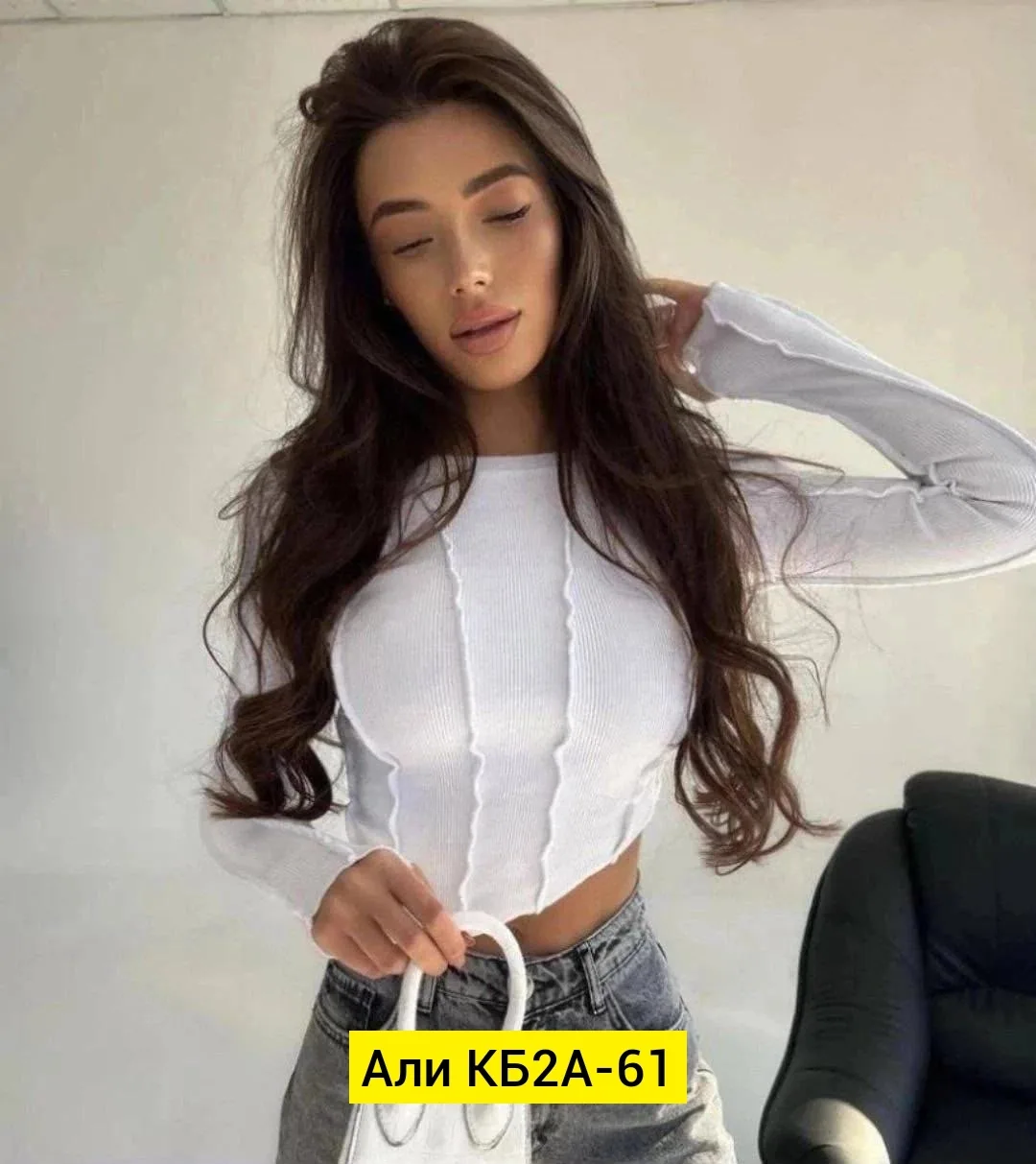 Кофта на замке из турецкой ткани лапша — фото 2