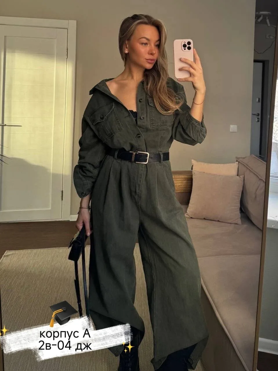 Комбинезон, джинсовые — фото 2