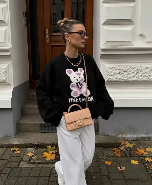Свитер Oversize из турецкой вязки — фото 3