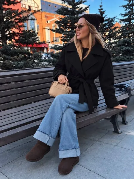 Утеплённый тренч ZARA на синтепоне — фото 9