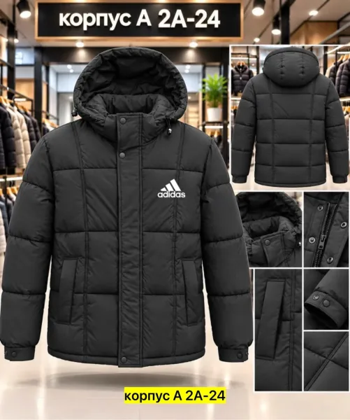 Мужская куртка из флиса с начесом, плотность наполнителя /м² — фото 4