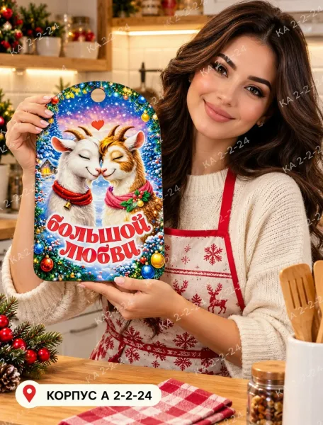 Доска для кухни, дерево — фото 4