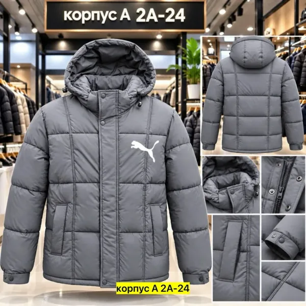 Мужская флисовая куртка с начесом, плотность наполнителя /м², подходит — фото 2