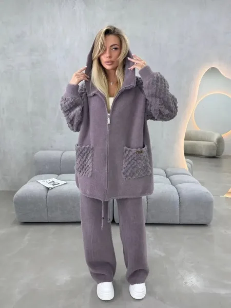 Тёплый, мягкий и невероятно уютный костюм — фото 8