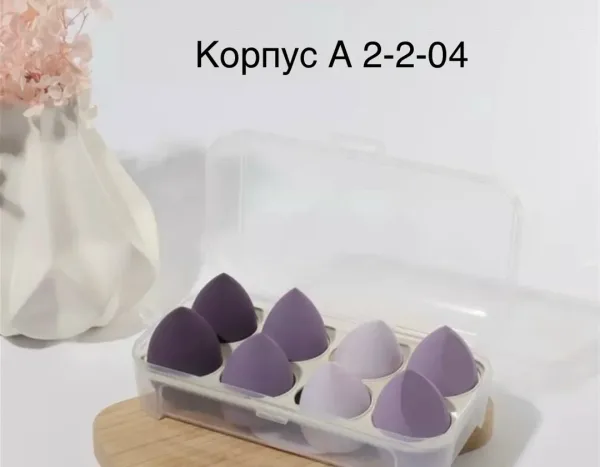 Набор из 8 спонжей для нанесения тонального крема — фото 2