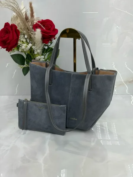 Женские сумки из замши — фото 5