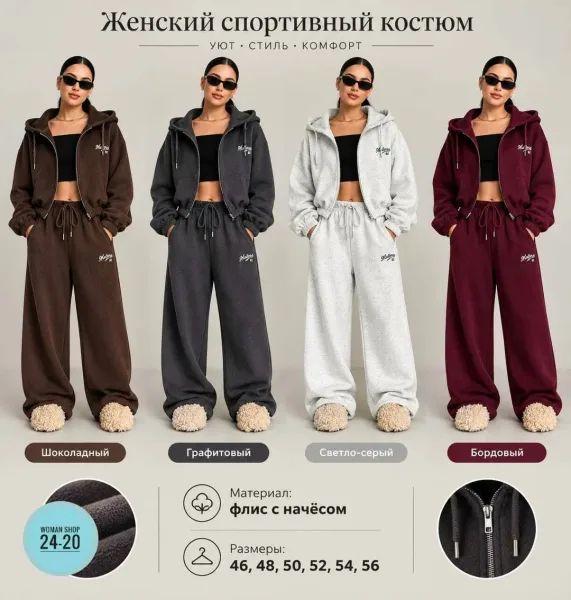 И уютный флисовый костюм — фото 6