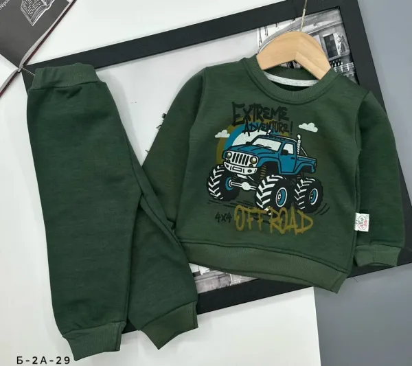 Костюм двойка с начесом для детей 1–3 года — фото 3