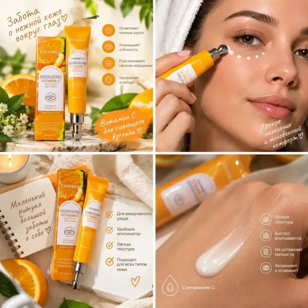 Крем для кожи вокруг глаз FAYANKOU Vitamin C