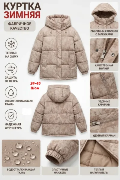 Тёплая, стильная и удобная куртка для холодного сезона — фото 3