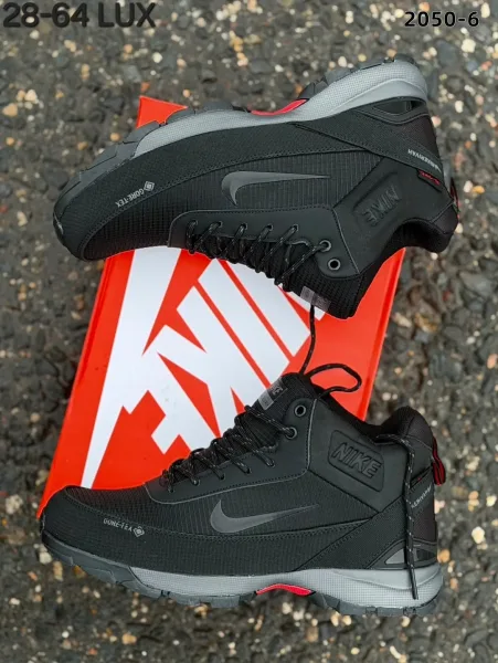 Мужские кроссовки NIKE с натуральным меховым утеплением и непромокаемой мембраной — фото 4