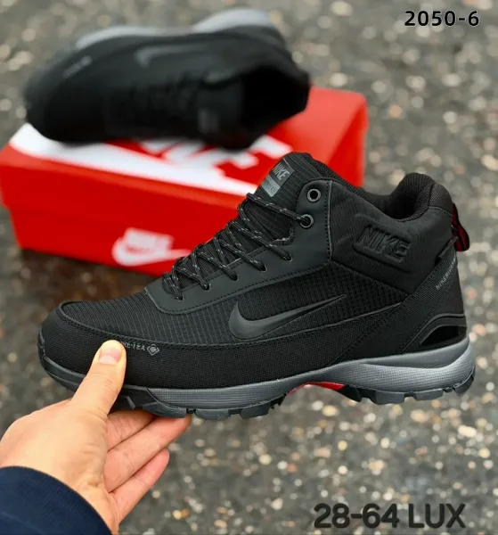 Мужские кроссовки NIKE с натуральным меховым утеплением и непромокаемой мембраной — фото 5