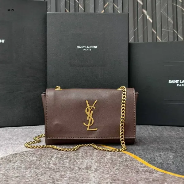 YSL сумка из натуральной кожи и замши — фото 1