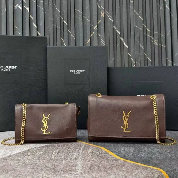 YSL сумка из натуральной кожи и замши — фото 3