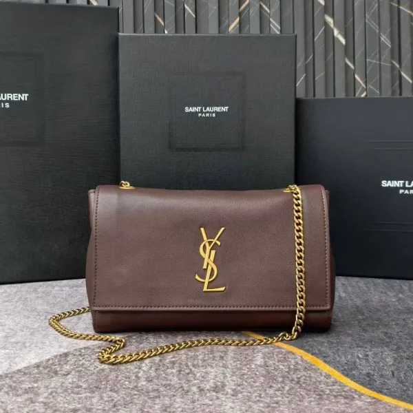 YSL сумка из натуральной кожи и замши — фото 4