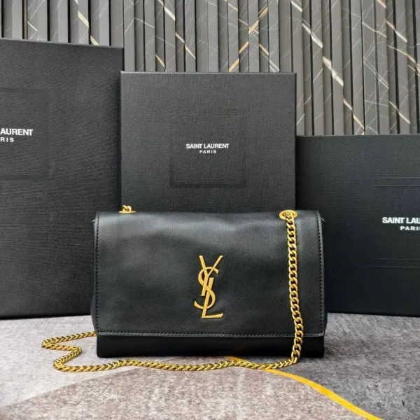 YSL сумка из натуральной кожи и замши — фото 5