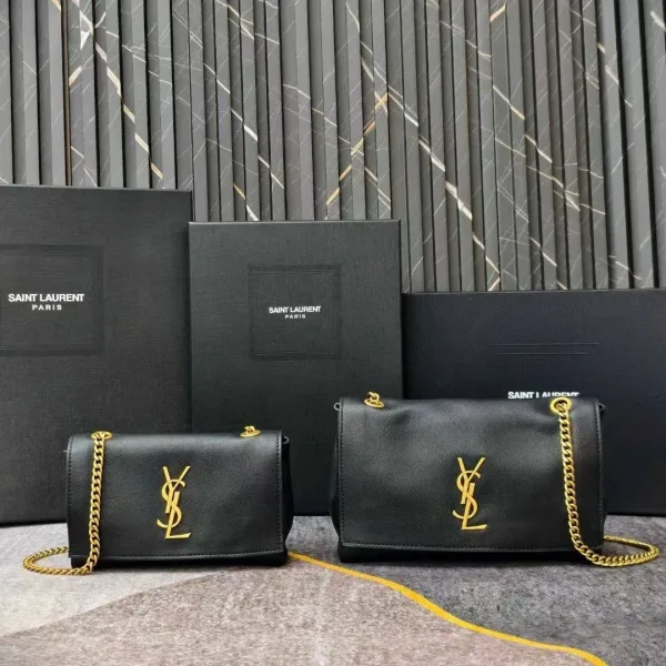 YSL сумка из натуральной кожи и замши — фото 6