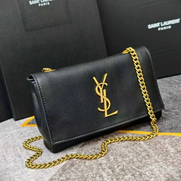 YSL сумка из натуральной кожи и замши — фото 7
