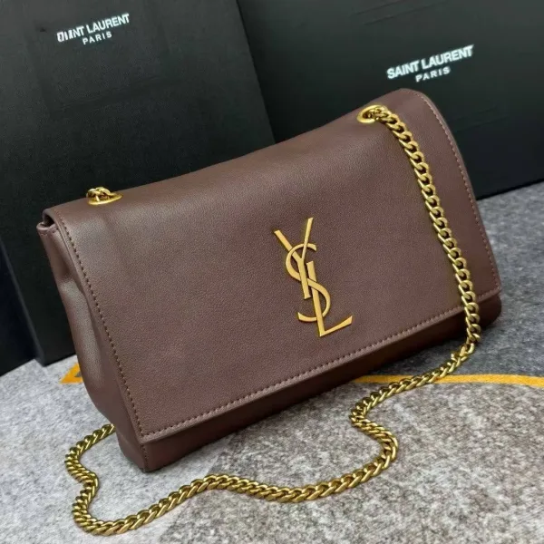 YSL сумка из натуральной кожи и замши — фото 8