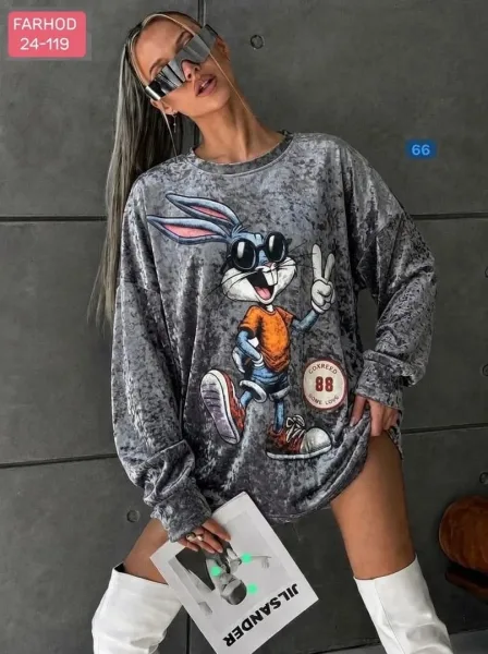 Кофта из тёплого велюра — фото 3
