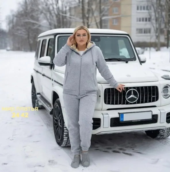 Костюм двойка с флисом и барашком — фото 1