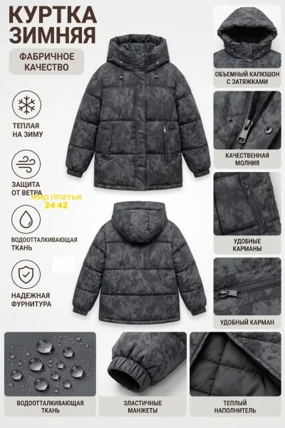 Тёплая, стильная и удобная куртка для холодного сезона — фото 2