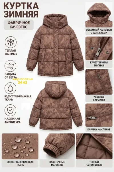 Тёплая, стильная и удобная куртка для холодного сезона — фото 3