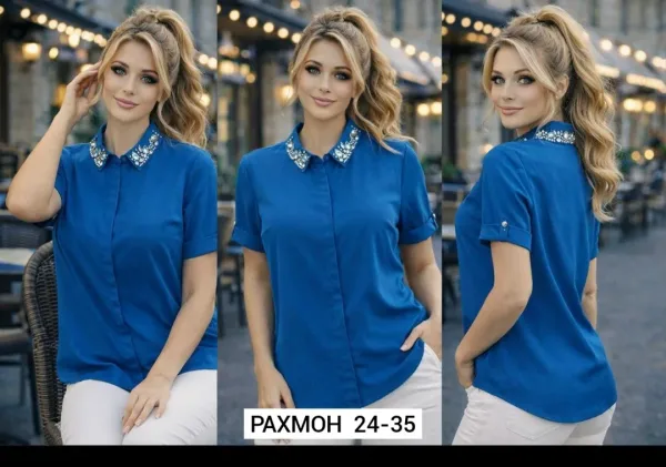 Рубашка хлопок — фото 2