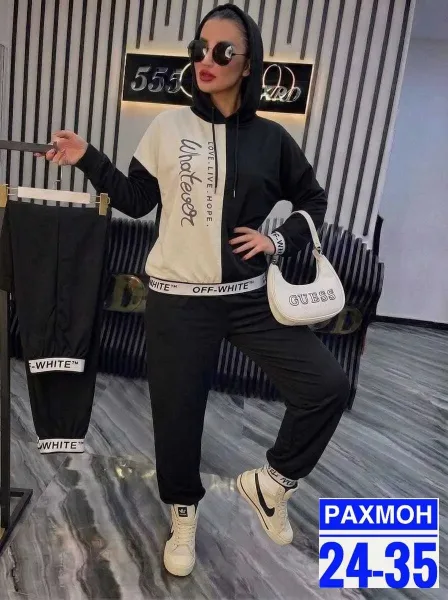 Костюм двойка из трикотажной ткани — фото 2