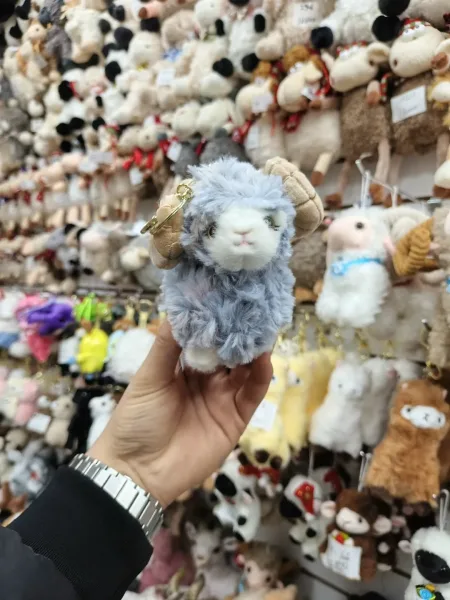 Милый брелок в форме барашка — стильный аксессуар для ключей — фото 1