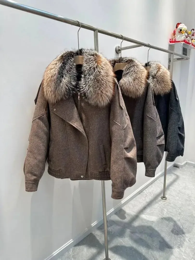 Пуховик из кашемира — фото 2