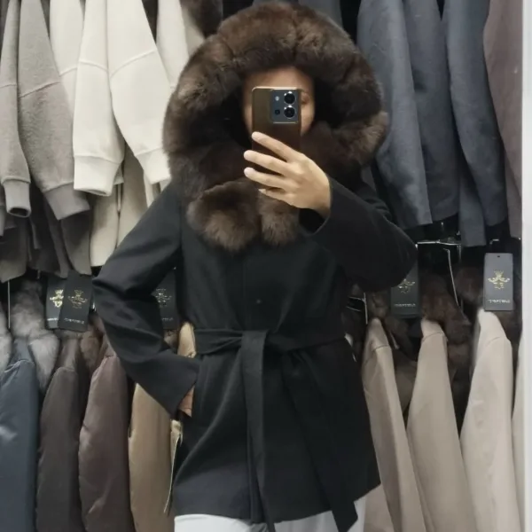 Кардиган из шерсти — фото 6