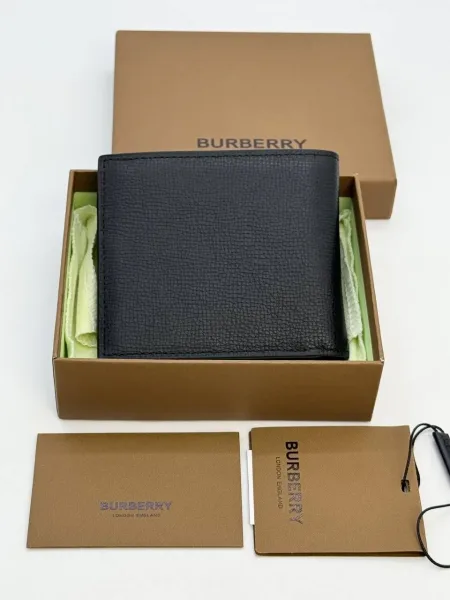 Кошелёк BURBERRY из натуральной кожи — фото 3