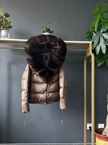 Бомбер с утеплением из гусиного пуха — фото 1