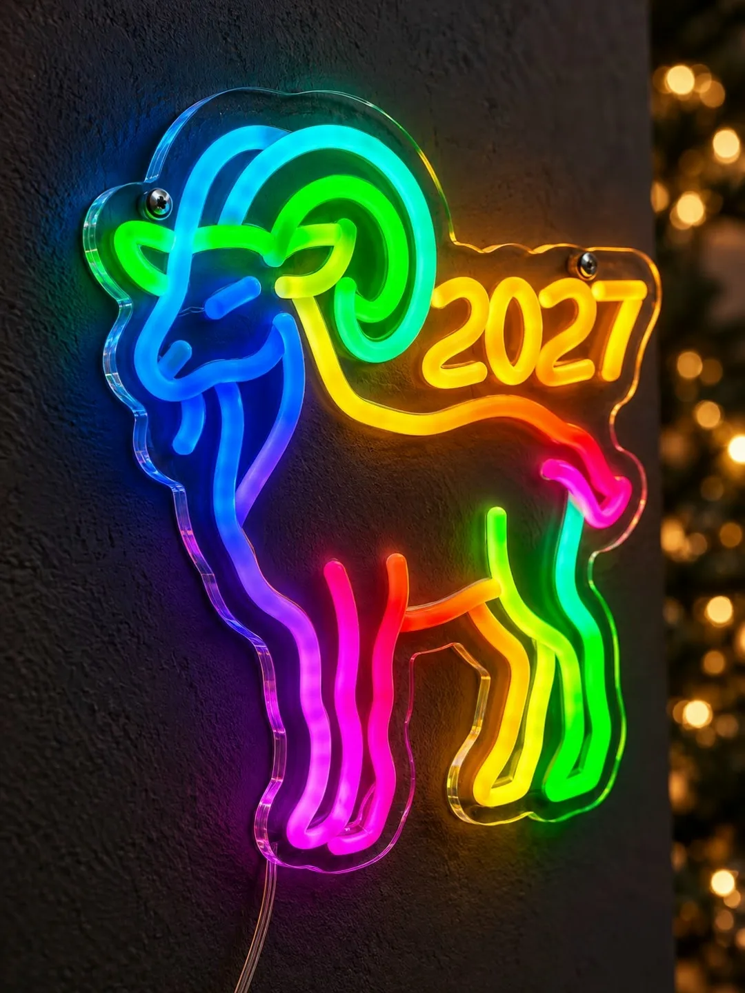 Умная многоцветная LED-подсветка яркое украшение для Нового года и интерьера — фото 2